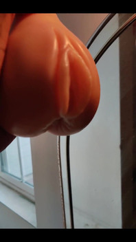 Squeezing My Cum Out of an Onahole After Using It