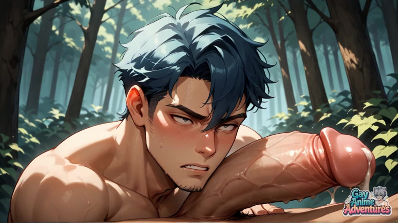 Gay Anime Adventures: Pelepasan memuaskan kekasih gay berotot: lucah gonzo gay yang berotot!...