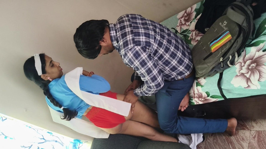 Desi College Girl Fucking by Big Cock Boyfriend (Adah Bhabhi)