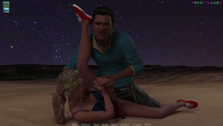 Porny Games: Paradise City od Twisted Arch - plážový gangbang s cizinci, Přetížená...