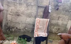 Caught Fucking Big Ass Step Sister in the Backyard Because Mon Will Come in From the Main Door
