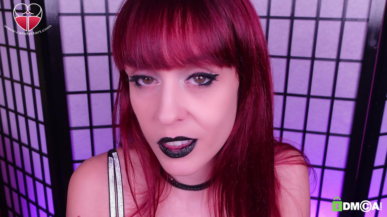 Candystart Videos: Rauchen, schwarze lippen in nahaufnahme