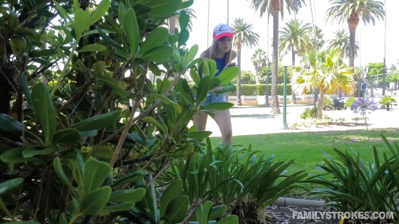 Family Strokes: Cute gamer chick fucks her hung step-bro
