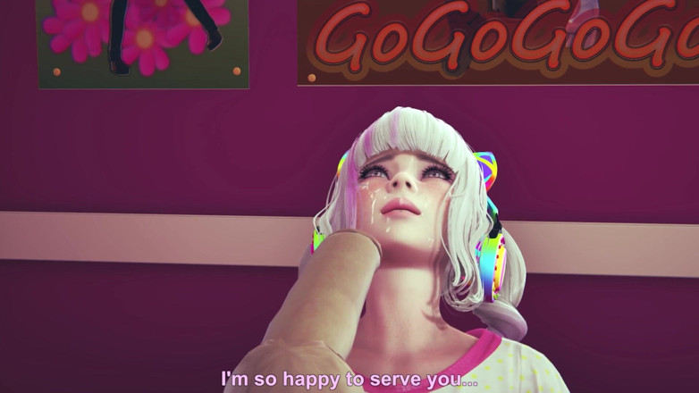 Waifu club 3D: 혀로 자지를 핥는 게이머 소녀