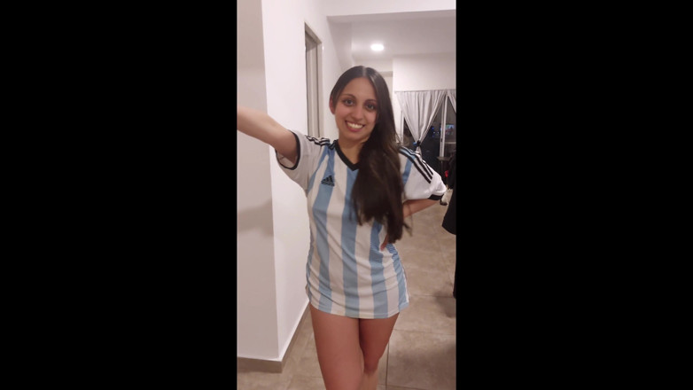 LoverDevilx: 아르헨티나 미국 챔피언 - 팬에게 따먹히는 거유 팬 - 얼굴에 사정