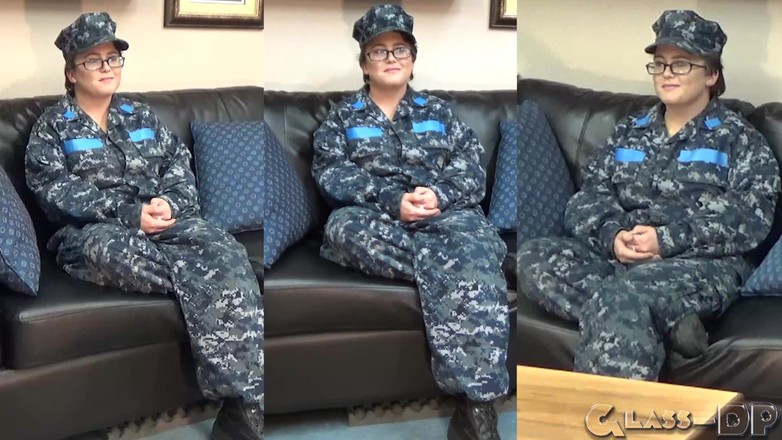 GLASSDP: This Slutty Soldier Has Gone From Basic Training to Hardcore...