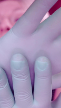 Asmr with Medical Gloves, Clicking and Clapping Hands. Arya Grander