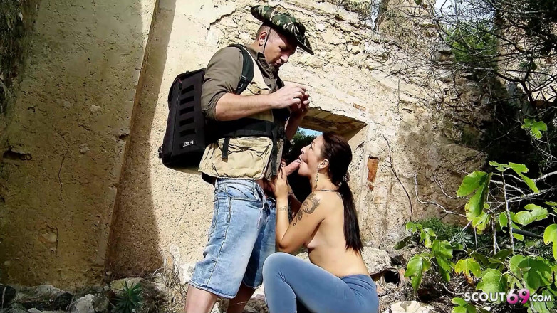 Full porn collection: Slutty teen Andrea banged by step dad outdoor at lost...