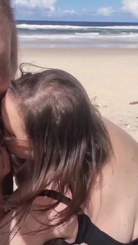 Heißer strandsex