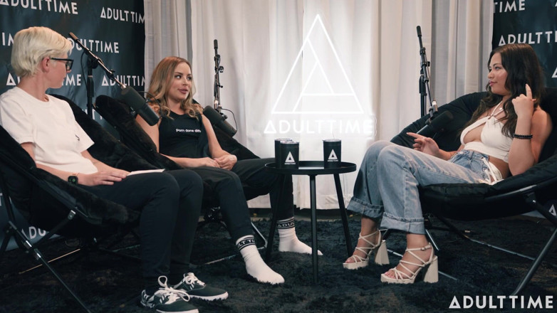 Adult Time Podcast: Scarlett alexis &amp; anna claire clouds pen *s fingering &amp; mile high club |...