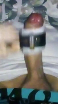 Femdom cumshot seat belt