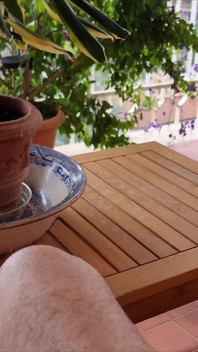 Outdoor Handjob of Nice Big Italian Cock
