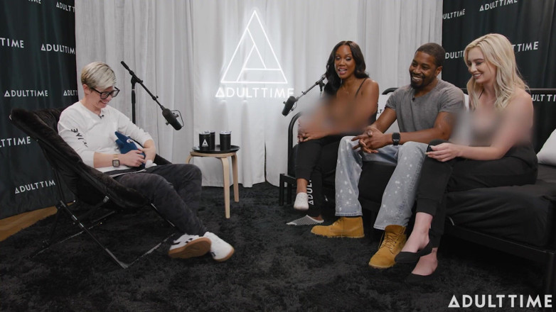 Adult Time Podcast: Pornstars Podcast After 3-way! | Lexi Lore, Isiah Maxwell, &amp; August Skye | the...