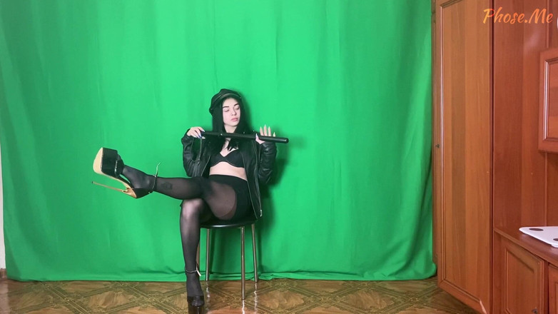 Pantyhose me porn videos: Amber Je špatná holka v černém