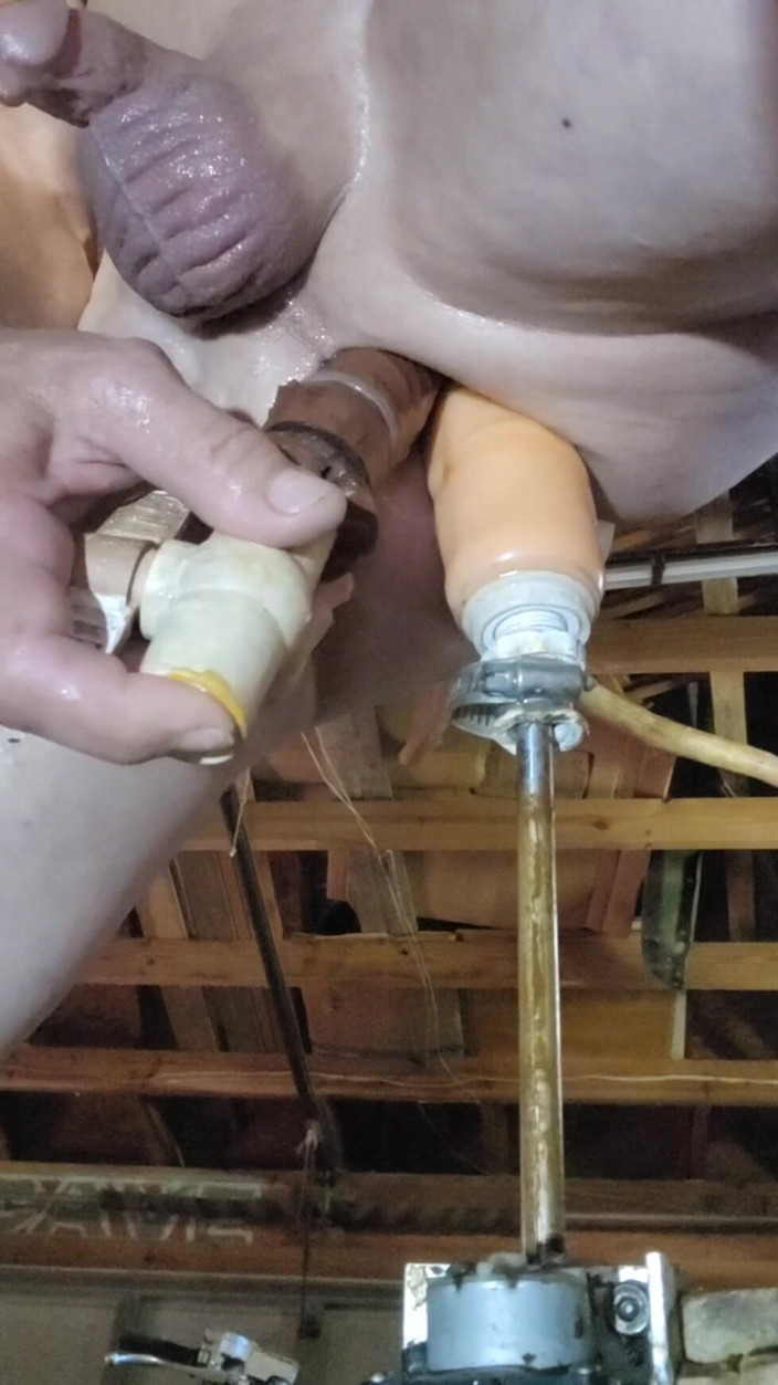 Watching me cum and play: Dubbel penetration med sexleksaker