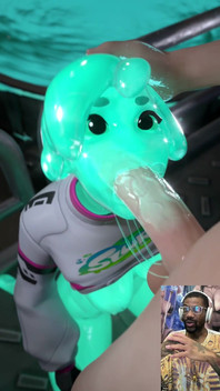 Bald Pussy Slime Girl Gets Fucked and Creampied