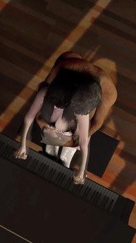 Das mädchen mit großen möpsen aus dem 3D Realm - 3D Animation