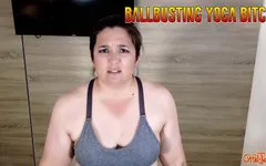 Ballbusting Yoga Bitch: Kick to the Balls for Creeps