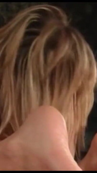 Dicke möpse, blonde lesben, masturbation, dildo penetriert