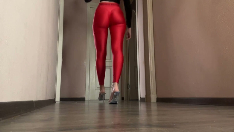 Skinny_lady69: Heel Clicks Finger Snaps, Tight Leggings Domme Seamless Loop