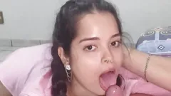 Wonderful Blowjob Deep Throat Style and Then That Sitting That Only She Knows Ended in Cumshot Inside the Pussy