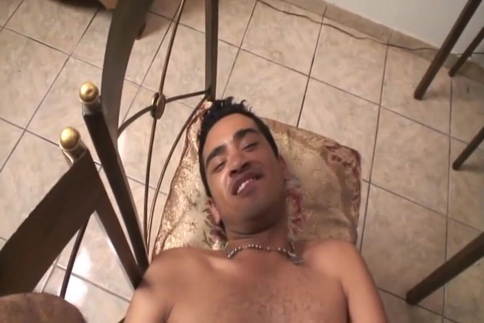 She-Male X: Rafa's big cock in his ass...