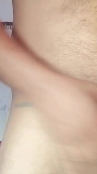 Father in Law's Gigantic Dick Hangs Out Under His Sarom for Step Daughter