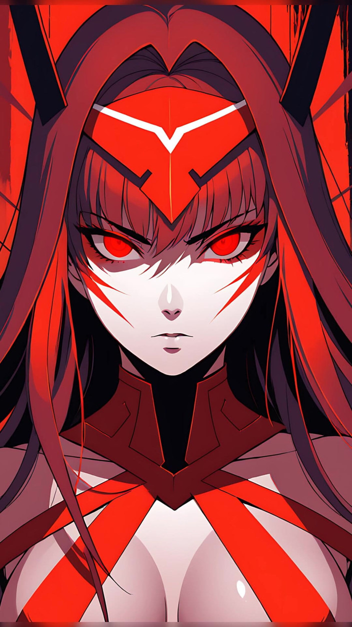 LustRender: नग्न Crimson VIPER घातक आभा स्लाइड शो