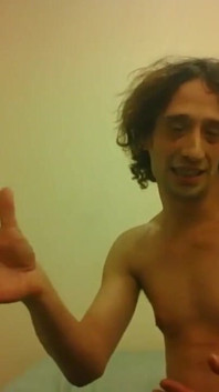 Topless Transgirl Showing off Locking Thumbs