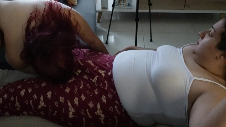 danielax: Lesbian Sex with My Stepsister on Sofa