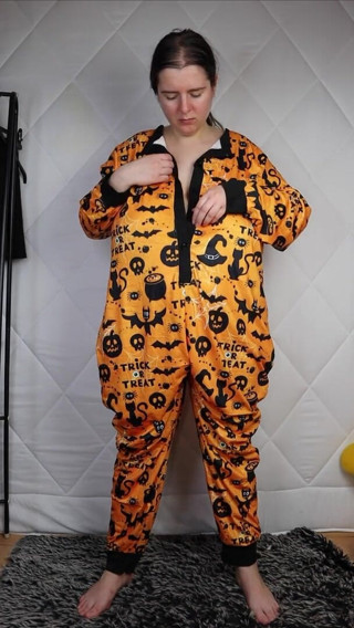 Lingerie Review: Moja nowa piżama halloweenowa z Shein