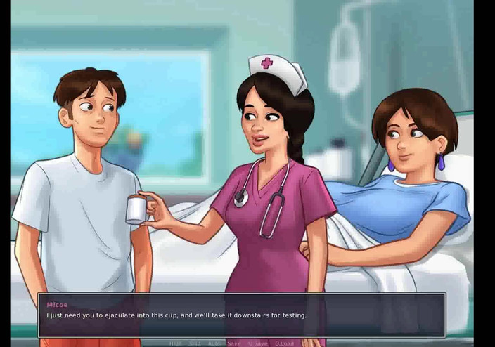 Dirty GamesXxX: Summertime saga: chàng trai không thể làm cho con cặc...