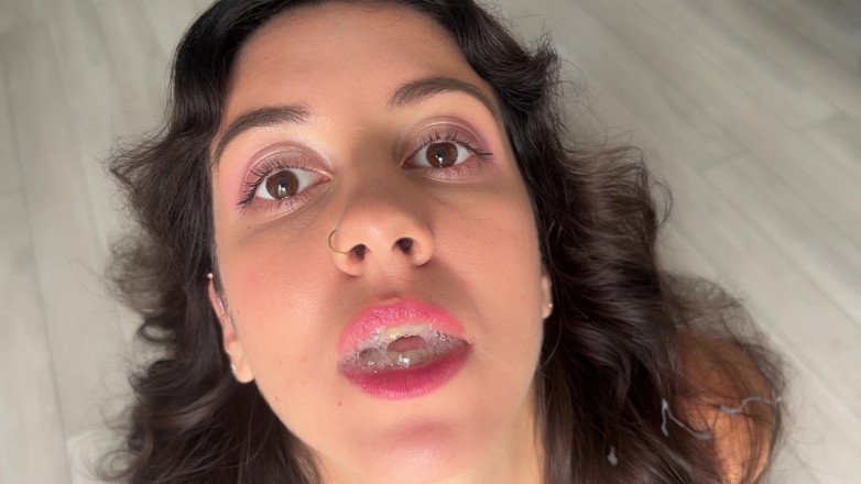Katty West: Cum in Mouth and Play with Sperm