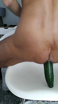 Fucking My Guts Deep and Hard with 4 Big Cucumbers and Cumming 3 X