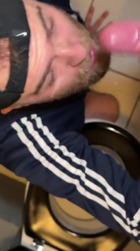Found Hungry Cocksucker in the Toilets