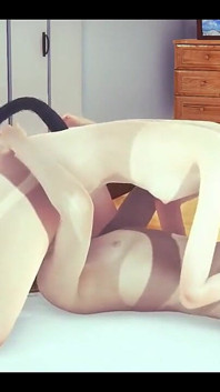 Hentai Bez cenzury 3D - Kitty Hardsex Niesamowite creampie i trójkąt - japońska azjatycka manga anime gra filmowa porno