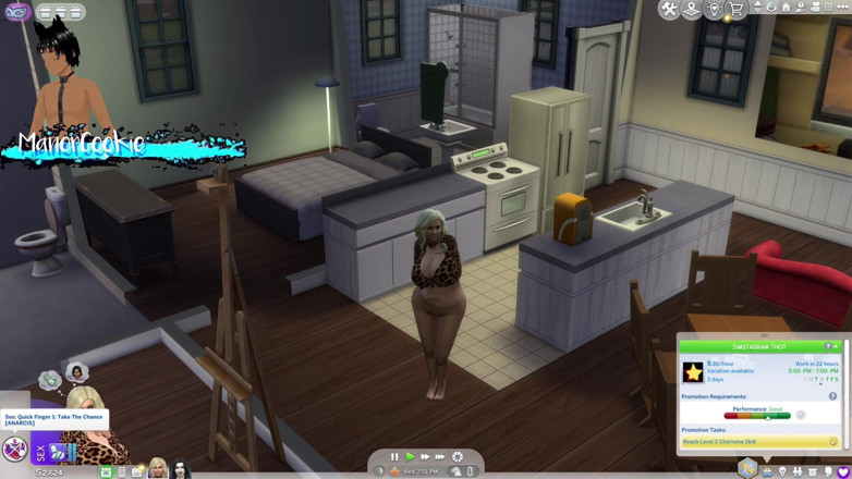 Manor Cookie: Sims 4, caprices fouettées mouffées - a de nouvelles animations et ils...