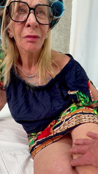Tattooed 82 Year Old Granny Rough POV Ass Fucked