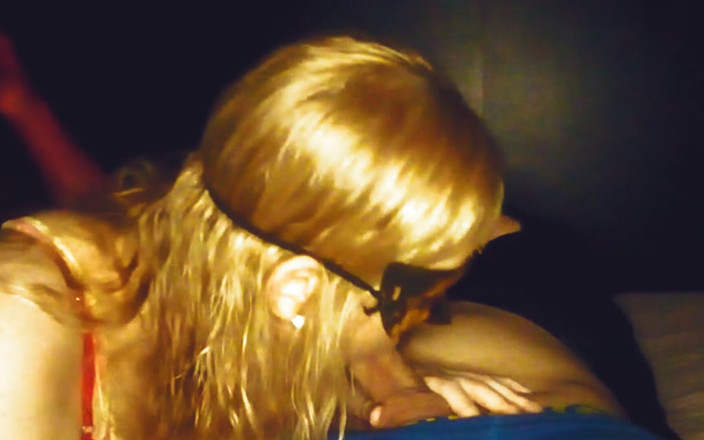 My sweet milfs: 10 Blonde in Red Lingerie Swallowing Cum - Leila