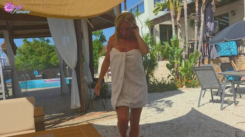 Candy Samira: Stranger! Stepson Fucked for Coffee