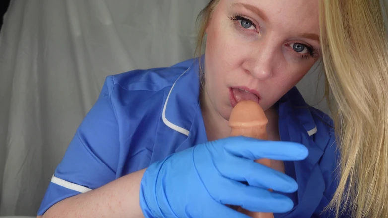 Julie Bliss: Nurse Bliss Medical Glove BJ &amp; Wank