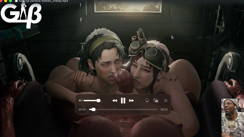 L6RD7BLU3 FUTA: Dvě uklízečky děvky lízají na velké prsa transgender BBC, Mad...