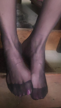 Goode Girl Black Pantyhose Foot Worship POV JOI