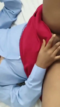 Musim 350. Awek kolej Amisha berkongkek dengan teman lelaki