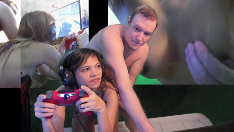 SexyGamingCouple: 3 kamera widok gra i pieprzyć pieska
