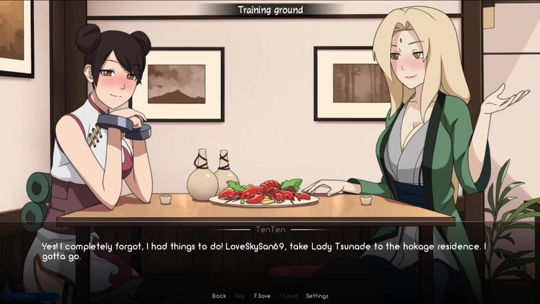 LoveSkySan69Real: Naruto - Jurulatih Kunoichi [0.14.1] bahagian 50 blowjob Hinata - Seks Mikasa oleh Loveskysan69
