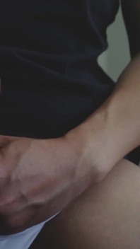 Asiatische große ladung, cumshot, schwanz und eier drückt