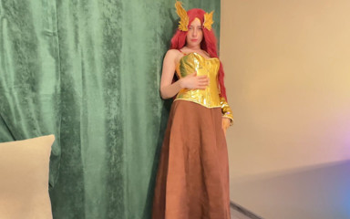 MilaPixie: Pyra Flame Pixie Séduction - Lingerie Rouge Taquine Pour Chevaucher Enflammée