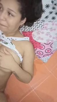 18 year old brunette big saggy tits from New York United States fucking her stepbrother's big dick fuck este