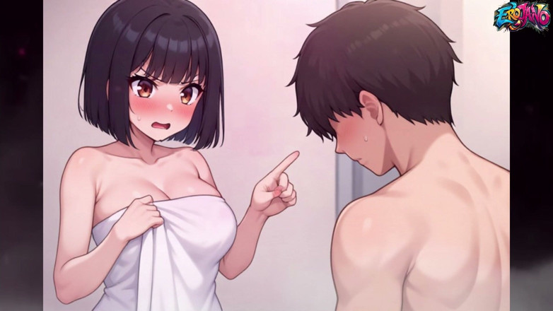 Erojano: ฉัน แฟนของพี่สาว สุนัขอยู่ในห้องอาบน้ําขณะที่เธออยู่ในบ้าน